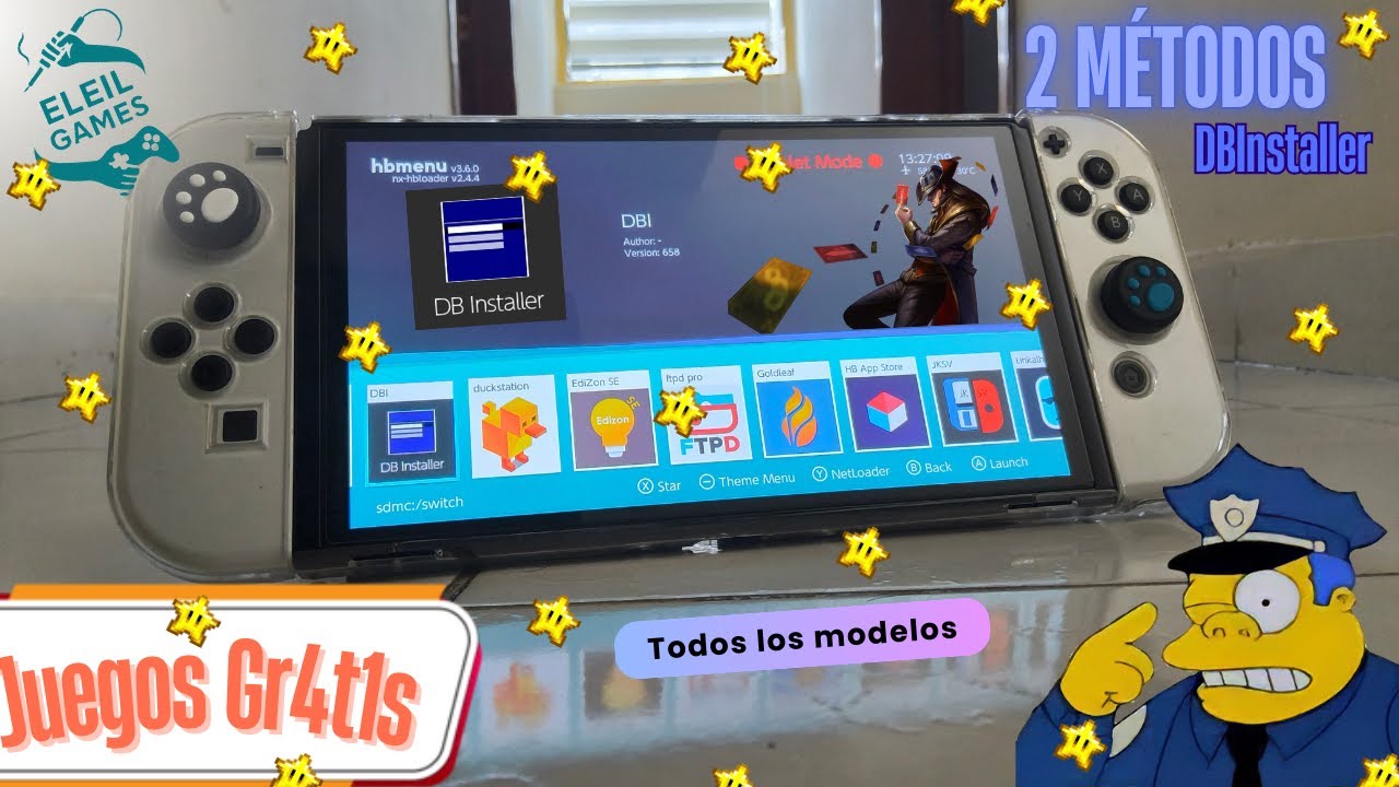 Cómo instalar juegos en SWITCH con magia - DBInstaller - Bien explicado - 2 Métodos