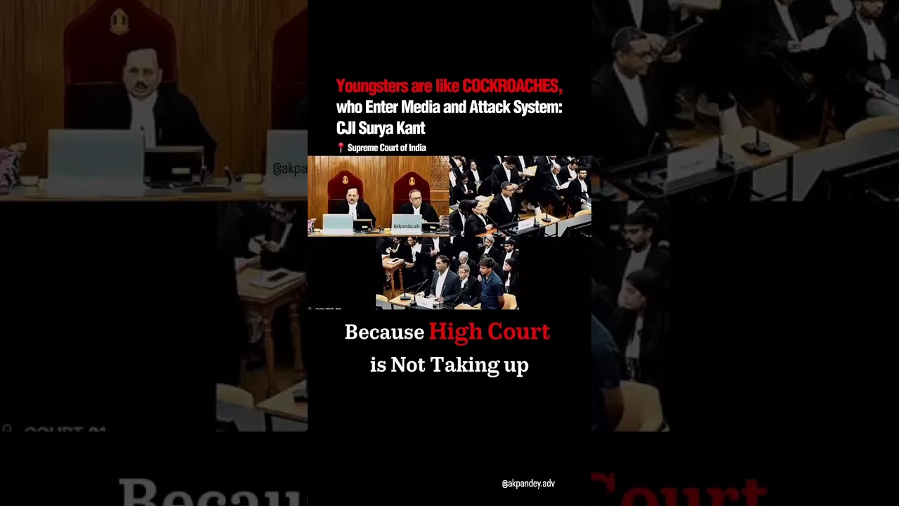 the controversy surrounding CJI Surya Kant&rsquo;s statement on youngsters🤯👩🏼&zwj;⚖️#supremecourt #cji #law