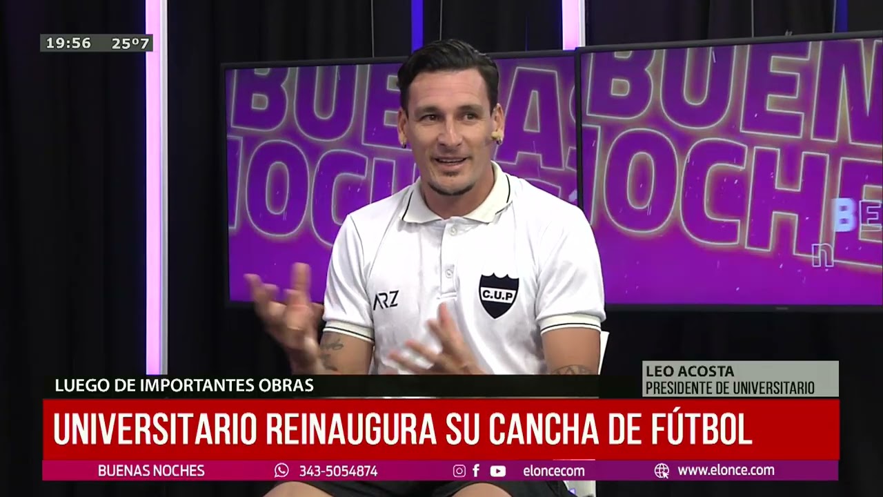 El Club Universitario reinaugura su cancha de fútbol