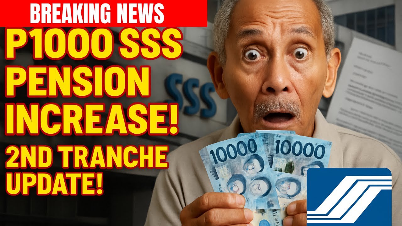 SSS 2ND TRANCHE ₱1000 PENSION INCREASE LATEST UPDATE! SSS NAGBIGAY NA NG OPISYAL NA PAHAYAG! ALAMIN!