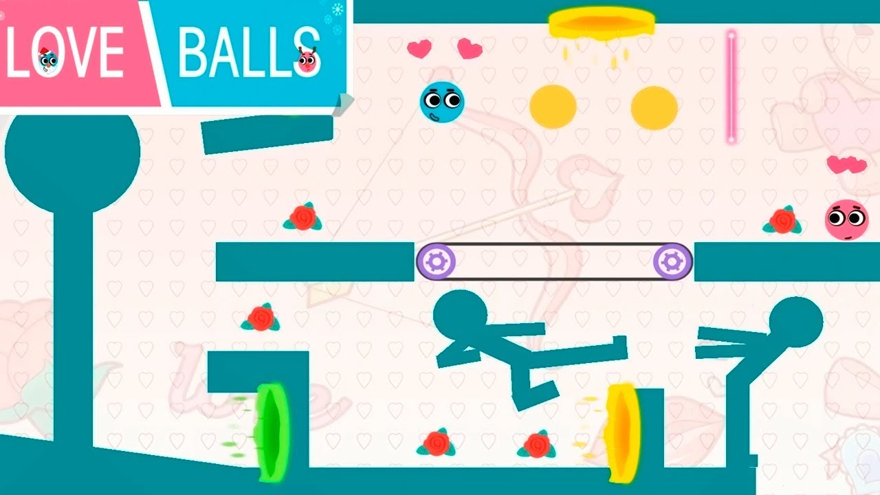 Game Love Balls. Daily Challenge #2 (Android, iOS). Valentine's day challenge