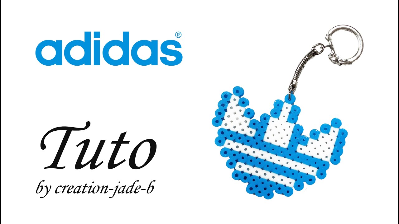 Tuto Perles à repasser (Hama) - Logo Adidas !