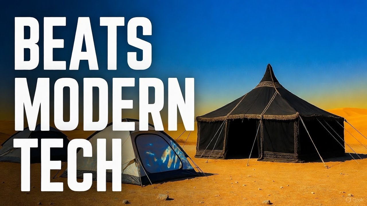 The Desert Nomad Tent Design That Stays Cooler Than Modern Tents