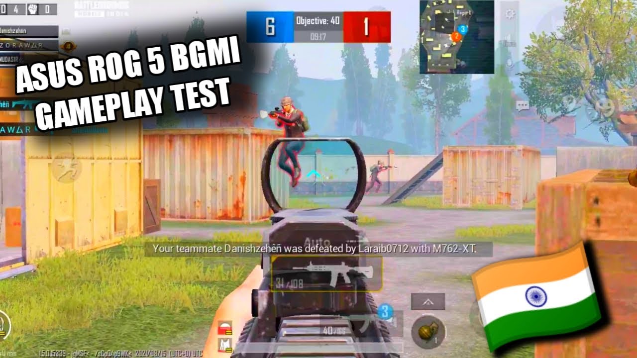Asus Rog Phone 5 Bgmi Test | Asus Rog 5 bgmi TDM Gameplay⚡