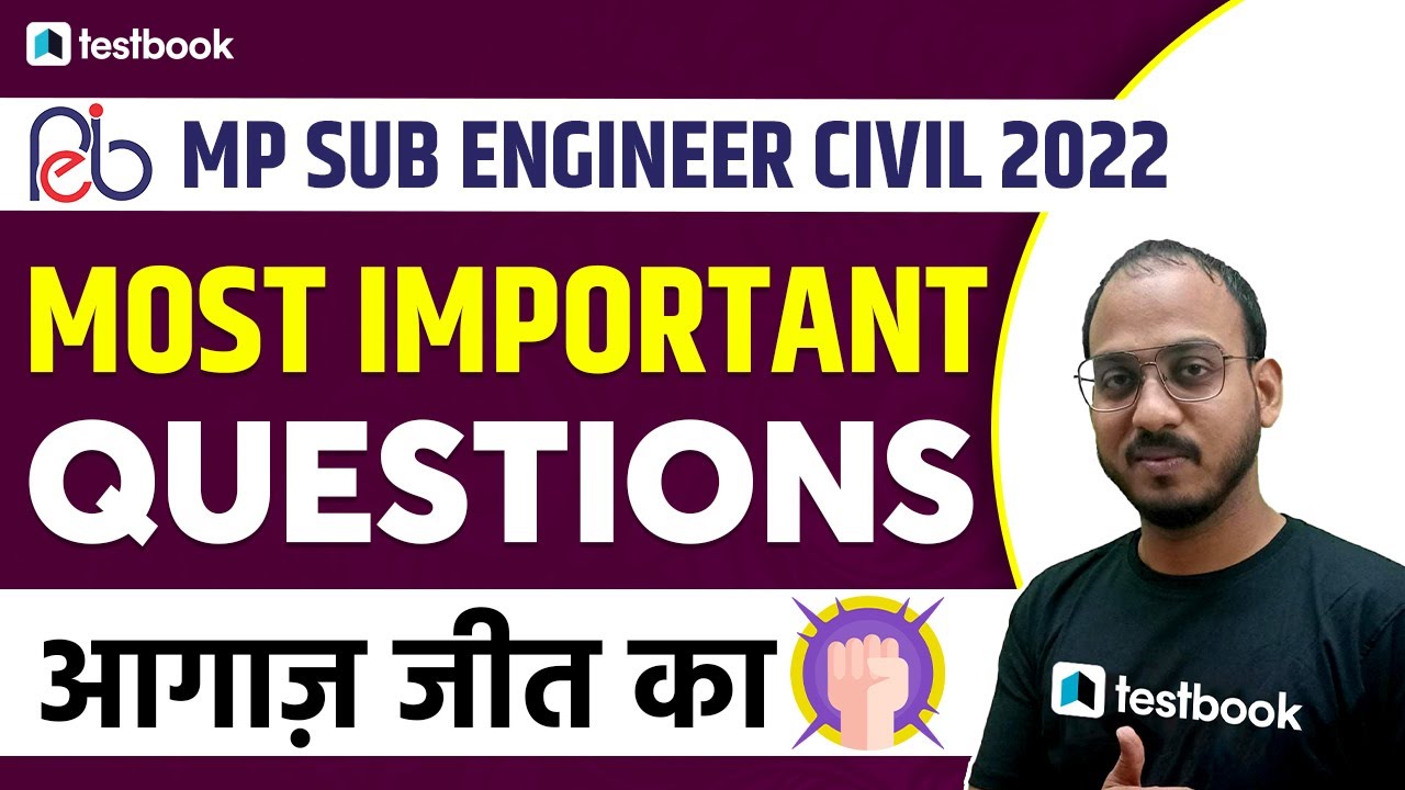 MP Sub Engineer Civil Classes 2022 | Most Important Questions for MPPEB Sub Engineer | Vaibhav Sir