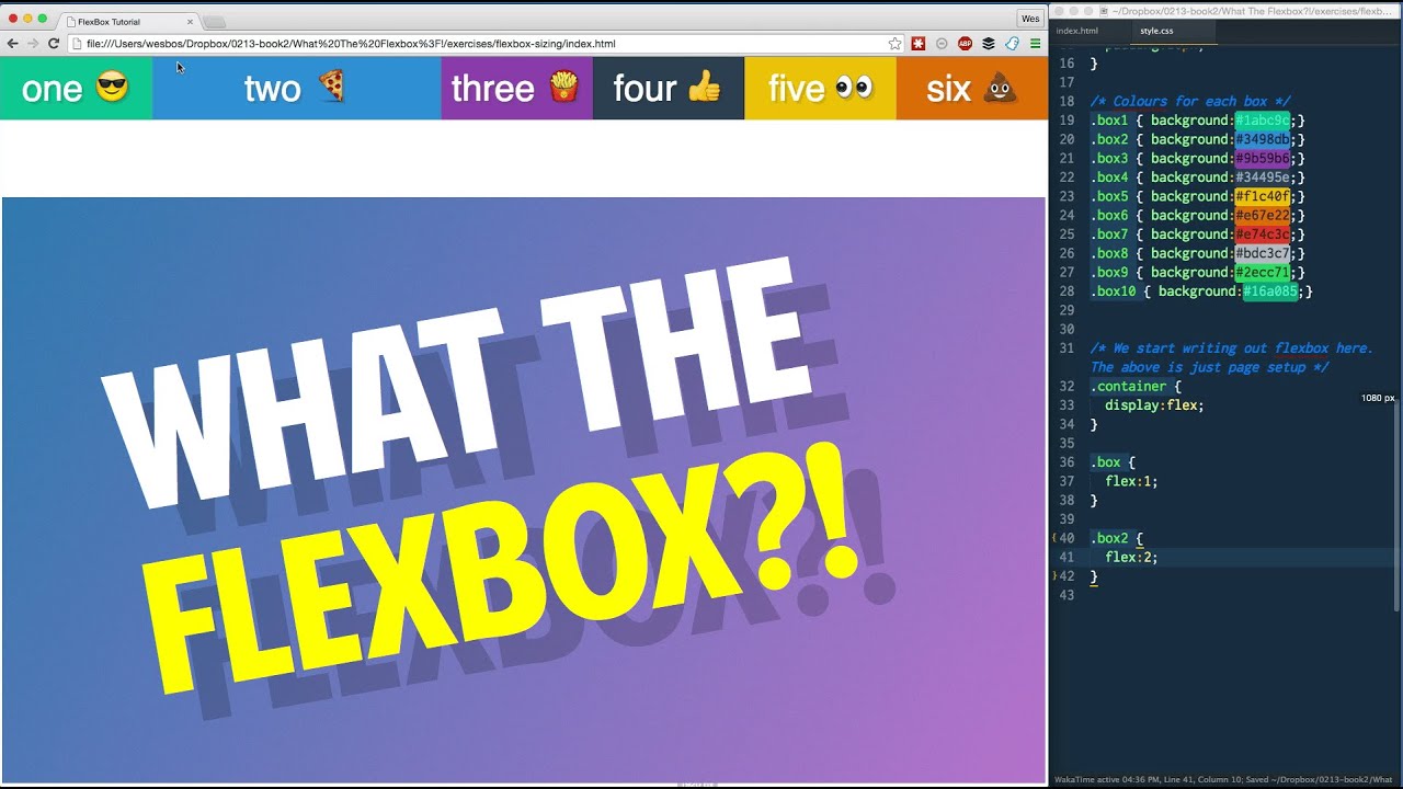 Understanding Flexbox sizing with the flex property! - Tutorial 10 of 20 💪