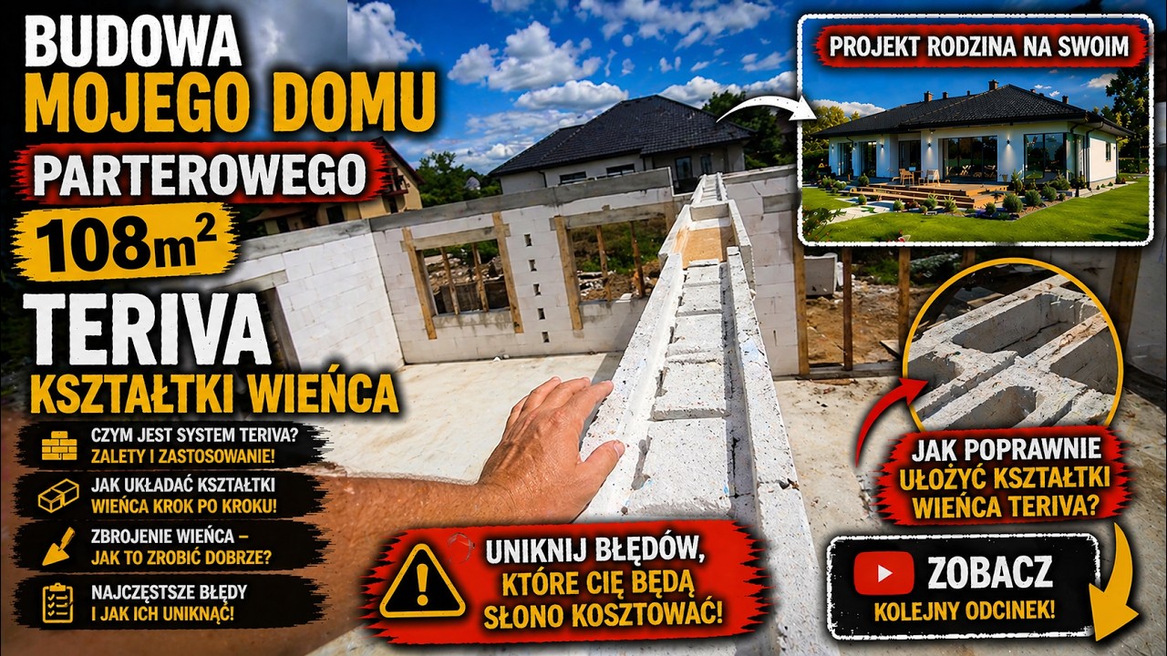 🔴EP.20 Budowa mojego domu parterowego