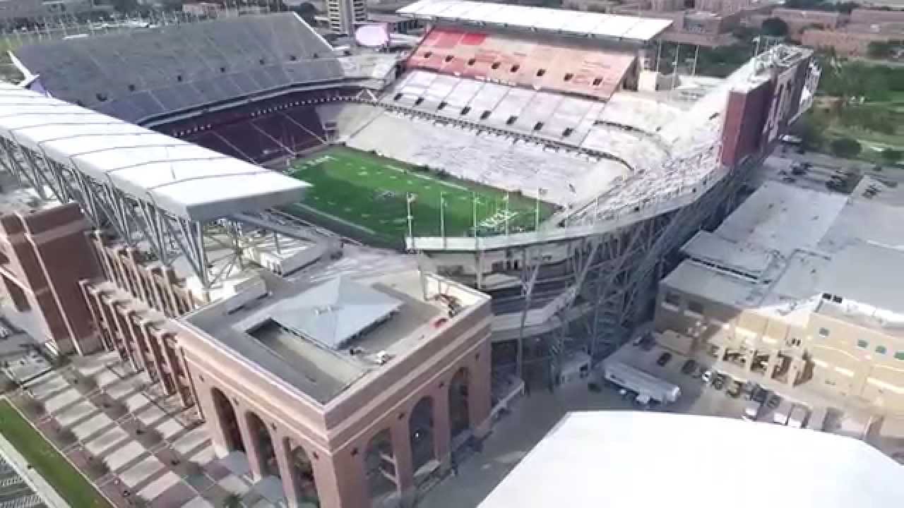 Texas A&M Kyle Field Aerial footage from drone