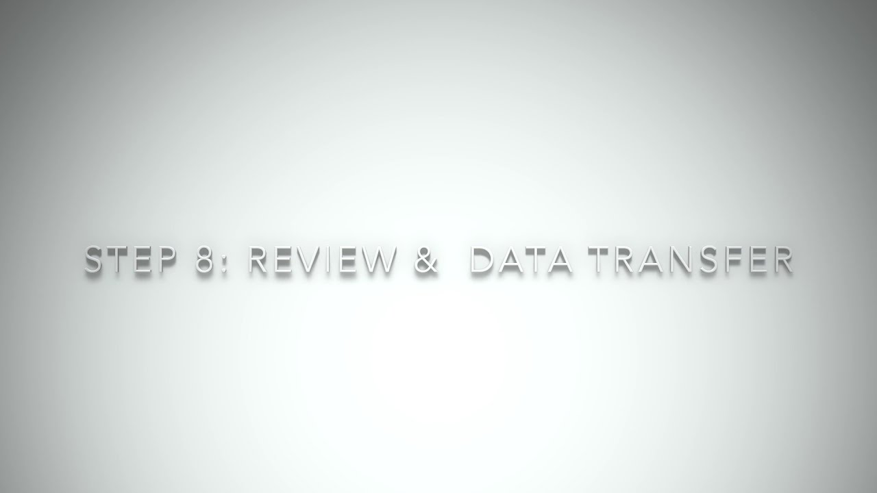 E CUBE i7 Tutorial Step 08 Review&data transfer
