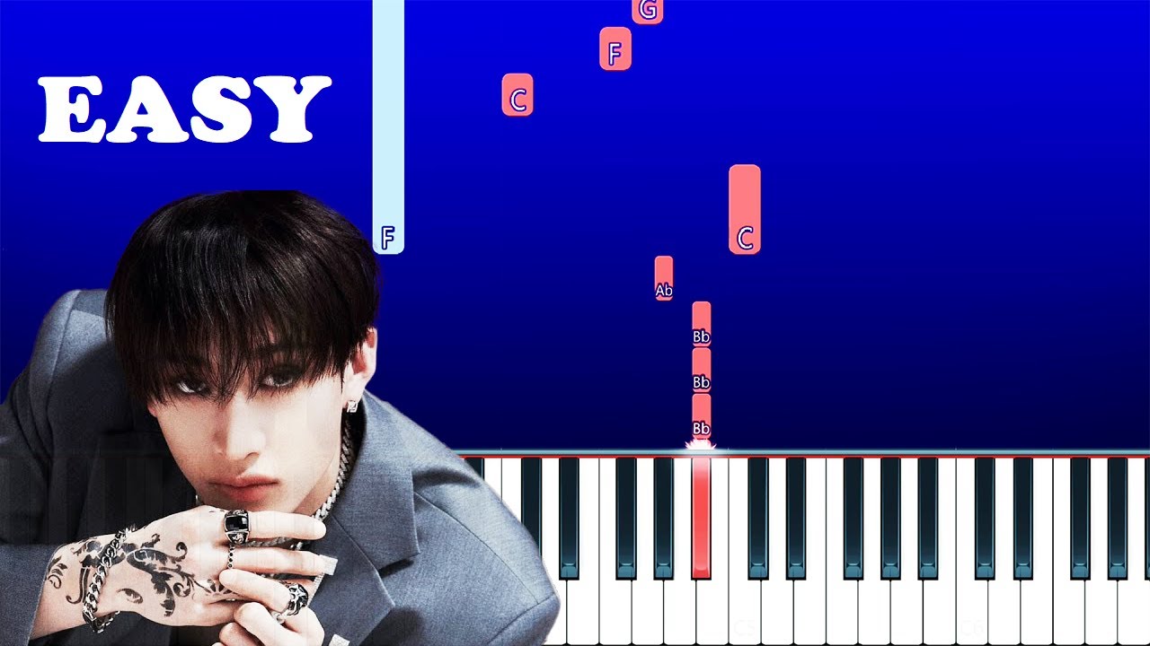 Stray Kids - Railway (Bang Chan) (EASY Piano Tutorial)