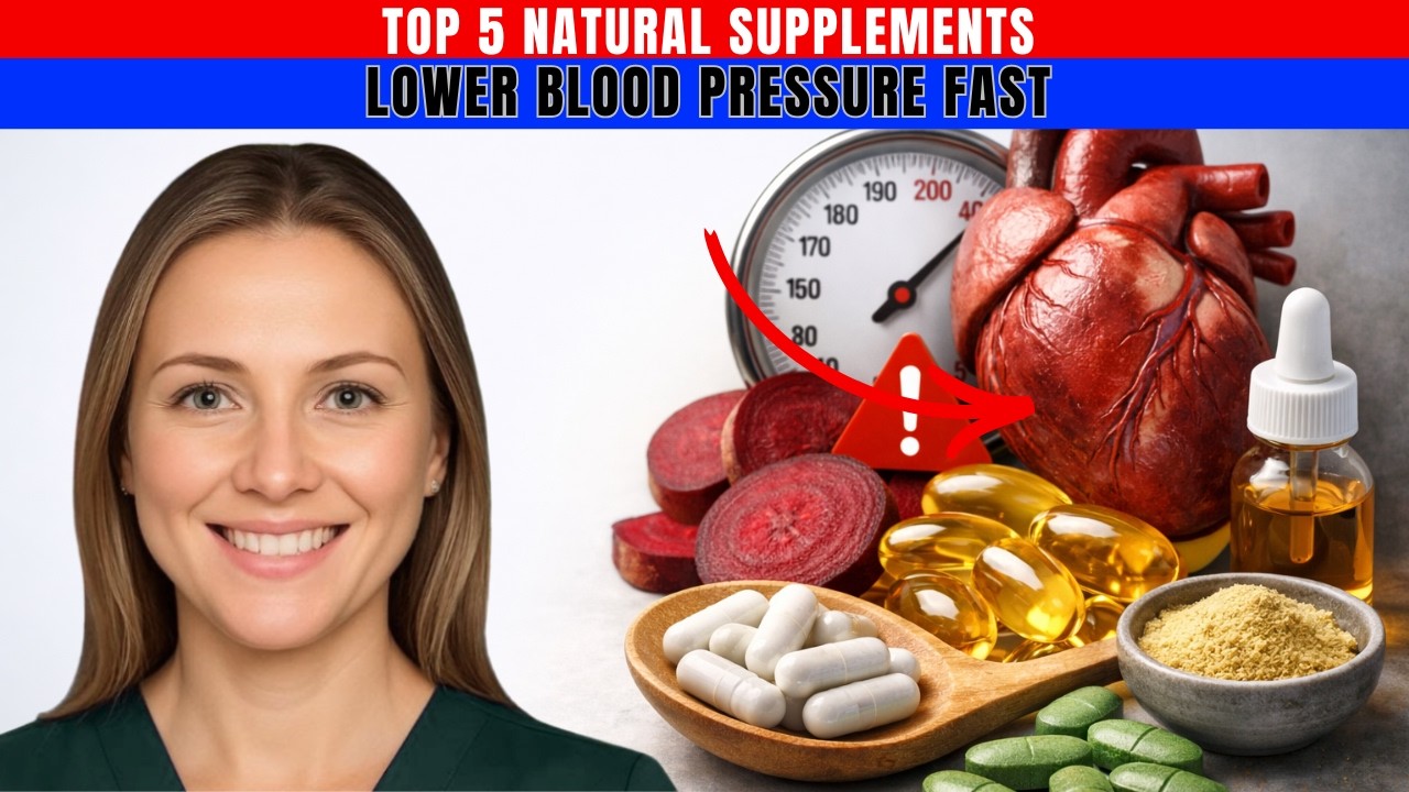 Top 5 Natural Supplements to Lower Blood Pressure Safely | Dr. Claire Whitmore
