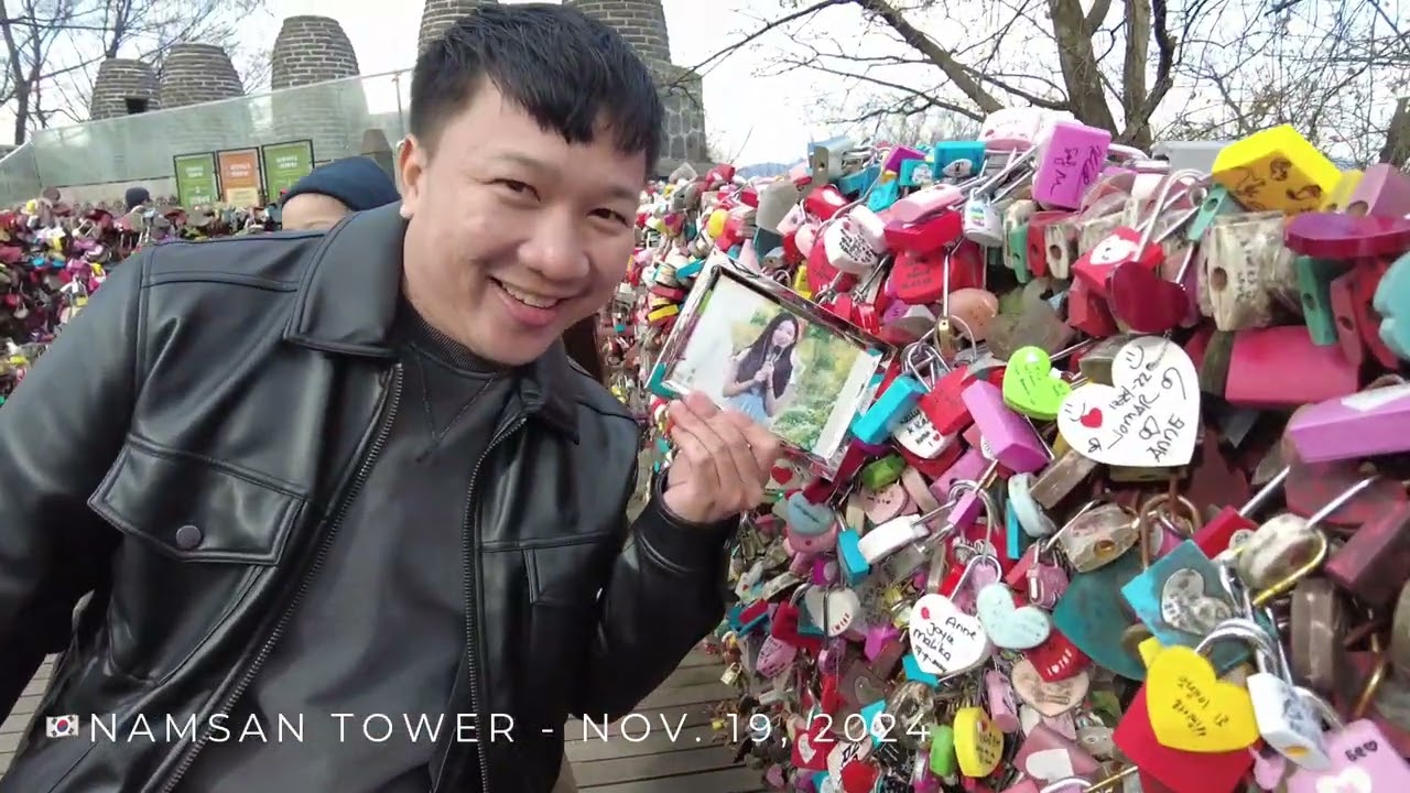 VISITING NAMSAN TOWER WITH FAMILY