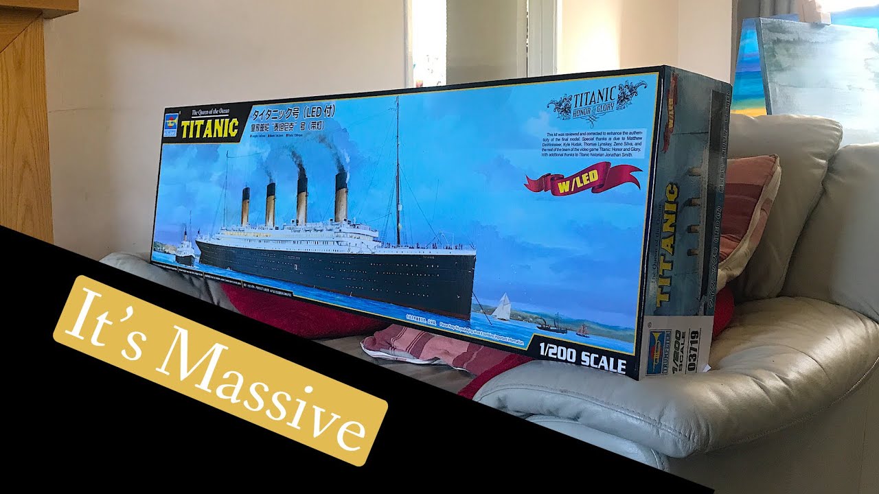 Trumpeter 1:200 Scale  RMS Titanic :  Build Montage Part1