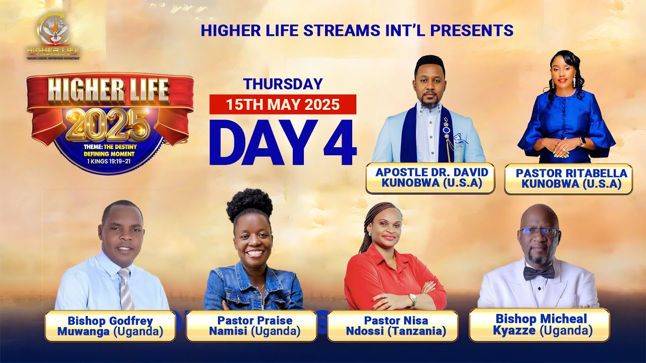 DAY FOUR OF THE HIGHERLIFE CONFERENCE 2025 AT MTN ARENA LUGOGO #THE DESTINY DEFINING MOMEN
