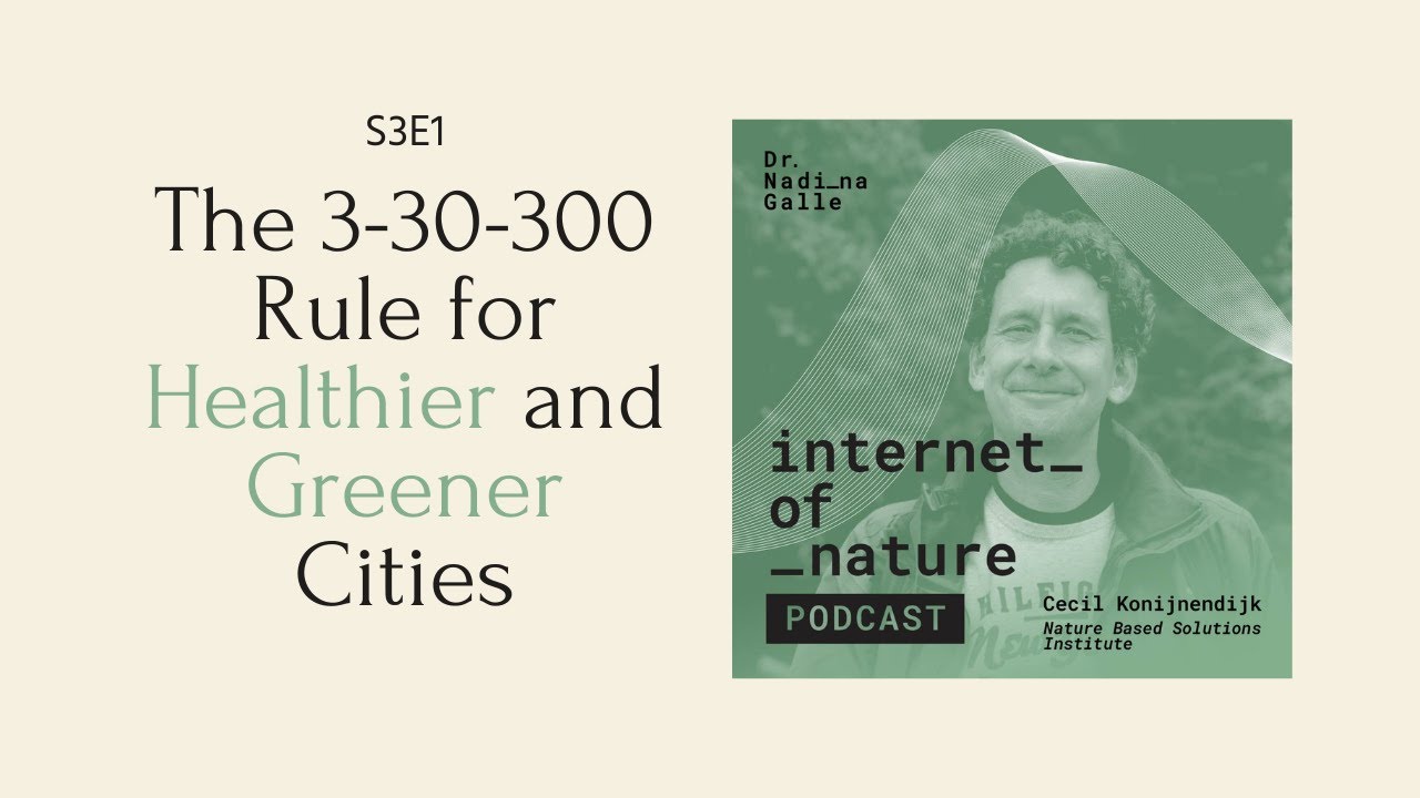 S3E1 &mdash; The 3-30-300 Rule for Healthier and Greener Cities with Cecil Konijnendijk of NBSI