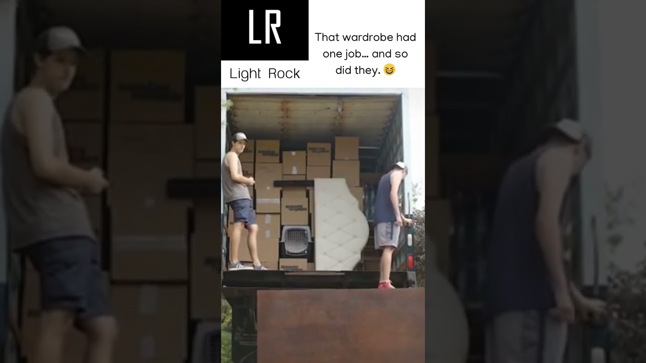 Moving Day Disaster Watch This Wardrobe Escape!