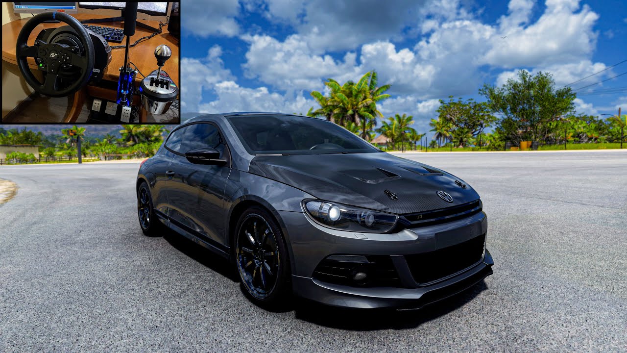 600HP Volkswagen Scirocco R - Forza Horizon 5 | Thrustmaster T300RS + TH8A Shifter Gameplay
