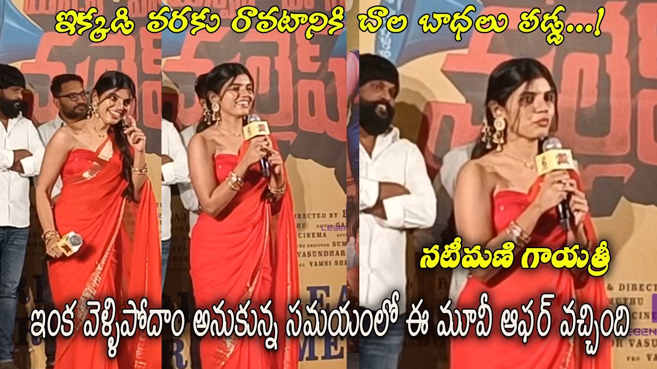 ఇక్కడి వరకు రావటానికి చాల బాధలు పడ్డ...! నటీమణి గాయత్రీ#actressgayatriemotional#gayatriemotional