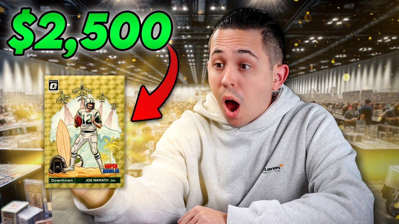 Buying a 1/1 GOLD VINYL DOWNTOWN At a Card Show 🌆 *HUGE PICKUPS*