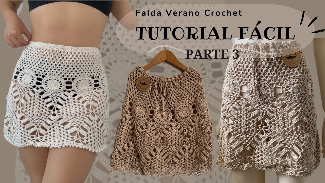 Falda crochet verano | PARTE 3