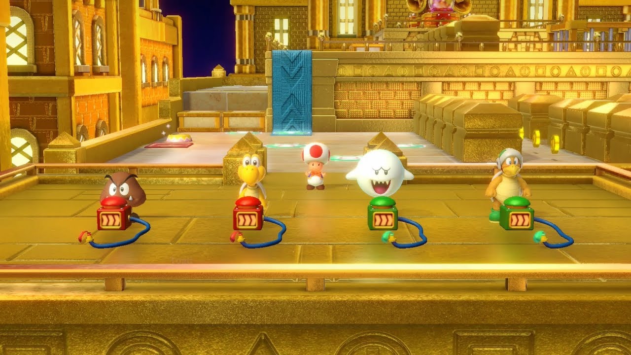 Super Mario Party Partner Party #676 Tantalizing Tower Toys Goomba & Koopa vs Boo & Hammer Bro