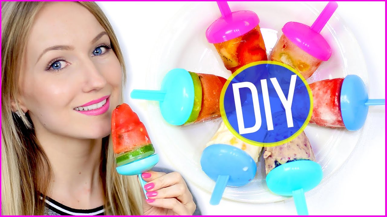 6 EASY DIY EISSORTEN für den SOMMER - NUR 2-3 Zutaten! TheBeauty2go