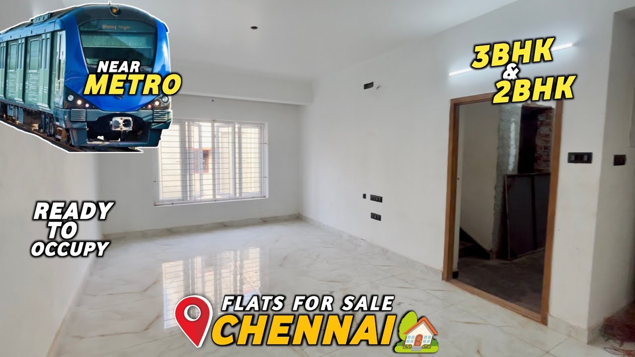 🏡Ready to Occupy😍Flats for sale in Kovilambakkam🔥Near Upcoming Metro😱