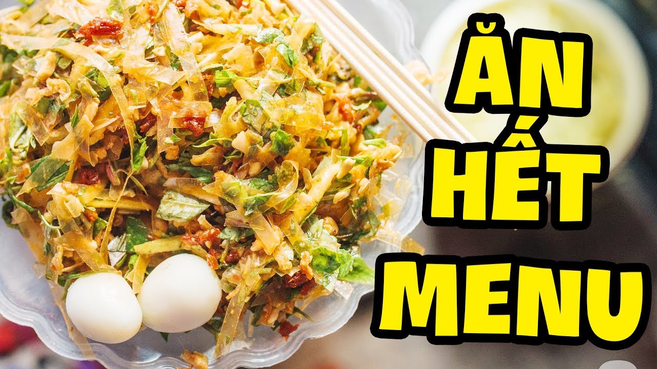 ĂN HẾT MENU CỦA QUÁN BÁNH TRÁNG (Oops Banana)