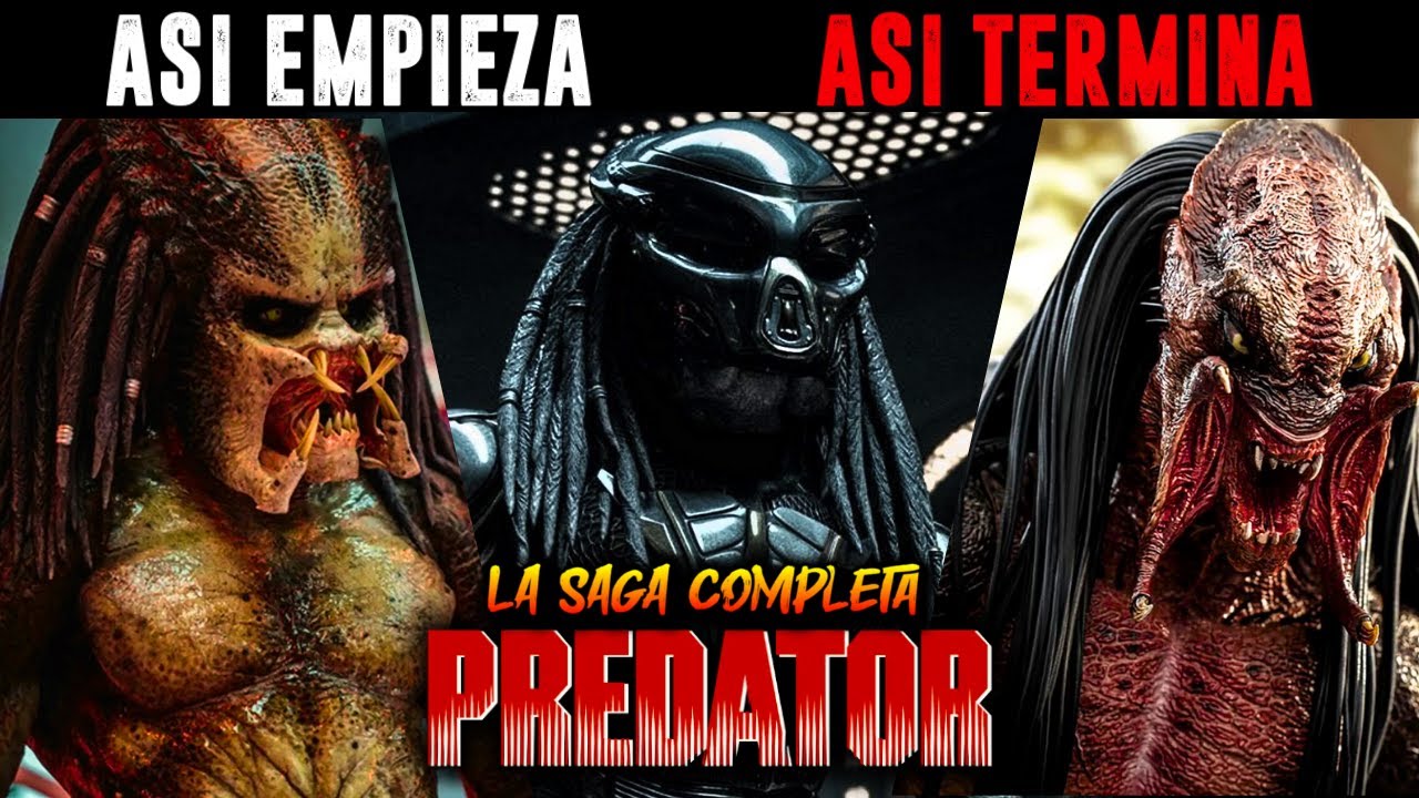 ASI EMPIEZA Y TERMINA DEPREDADOR LA SAGA COMPLETA