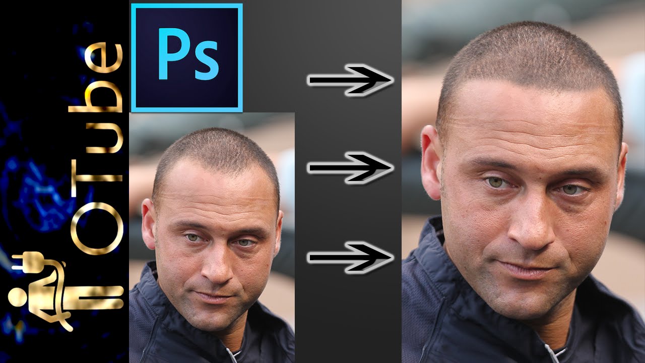زراعة الشعر باستخدام فوتوشوب Adding Hair Using Photoshop CC