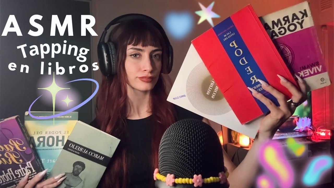 ASMR TAPPING EN LIBROS 📖✮⋆˙📓 ⋆˙⟡ 🎧 ⋆˙⟡