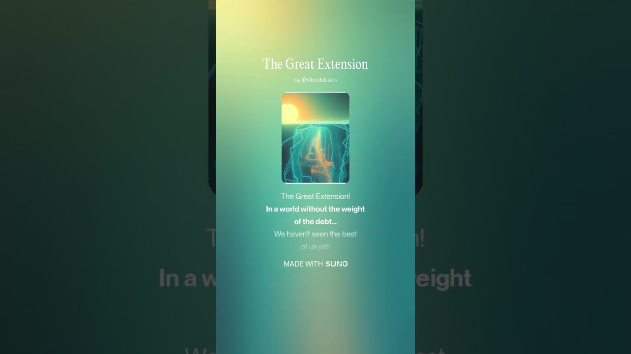 The Great Extension 1 #AI​ #Song​ by #Suno​ #lyrics​ by #Gemini #music​ #newmusic​