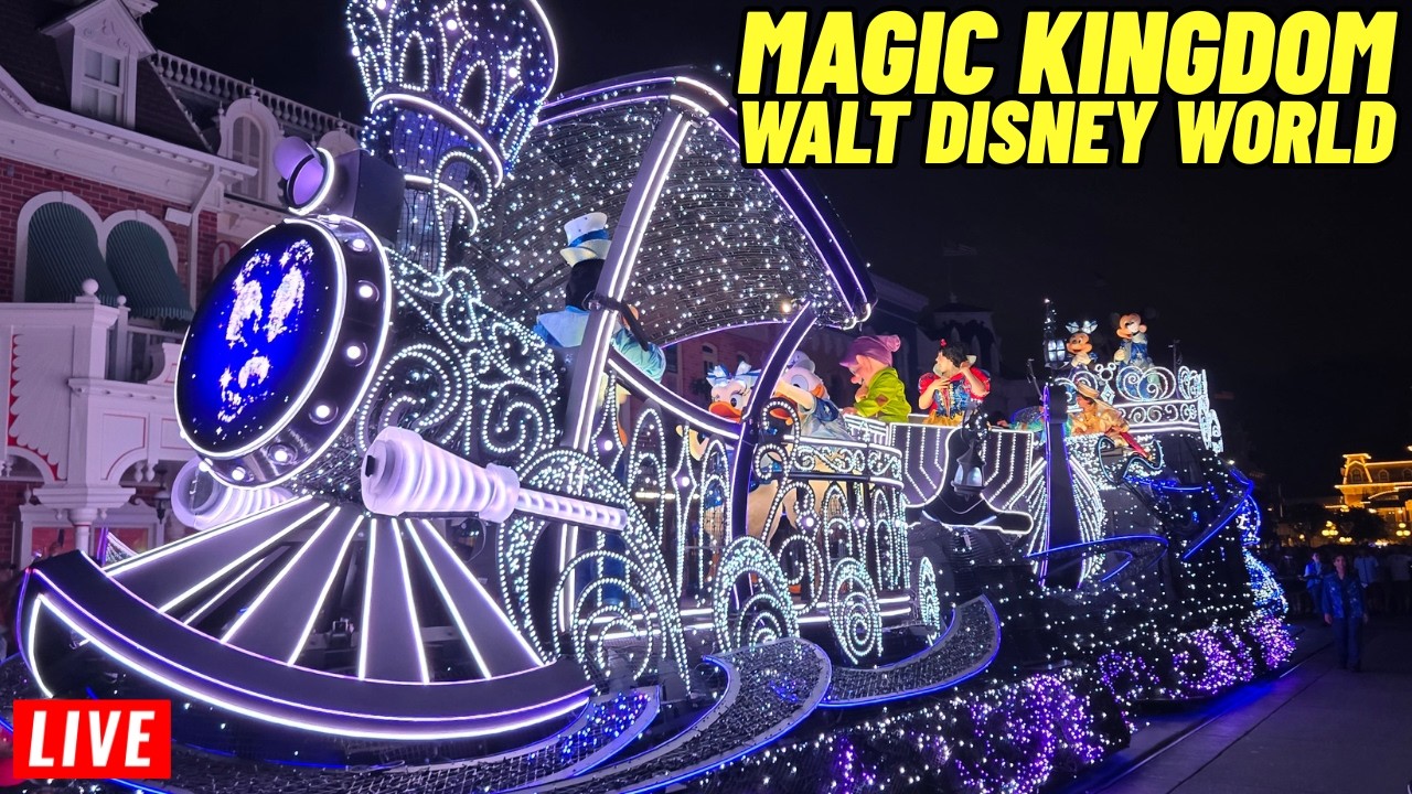 🔴Live Magic Kingdom Friday Rides Parades and Fireworks at Walt Disney World 7/24/2026