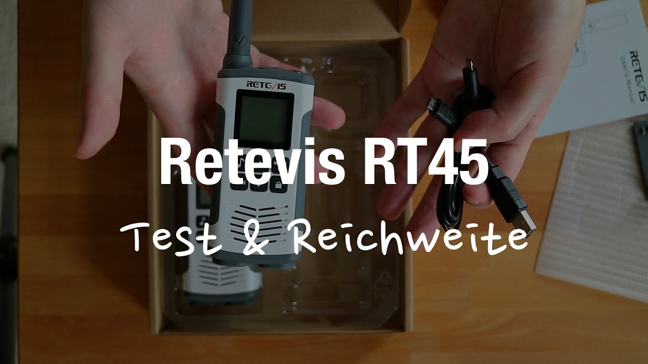 Retevis RT45 PMR Funkgerät & Reichweite Test