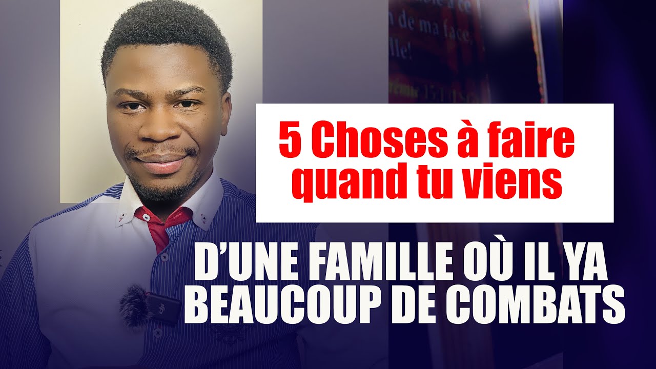 Quand tu viens d’une famille où il y a beaucoup de combats [ 5 choses à faire ]