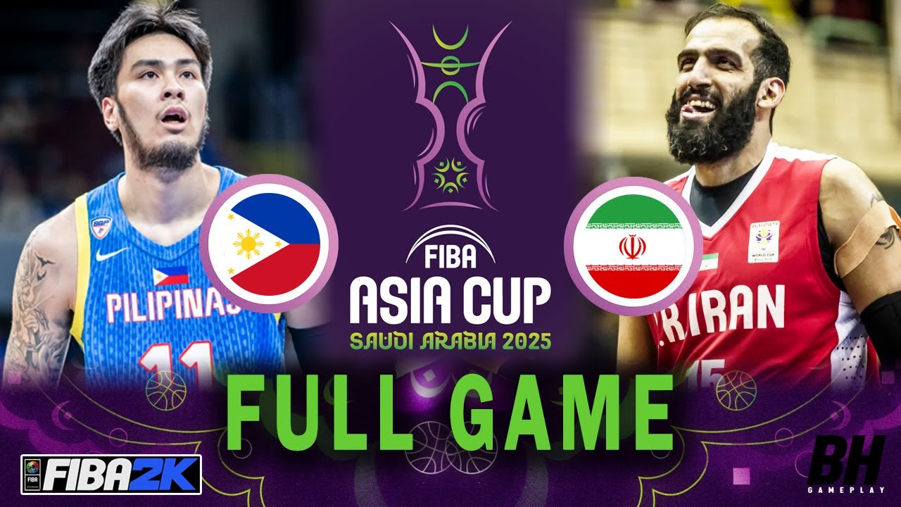 JC IS ON FIRE! | Gilas vs Iran | FIBA ASIA CUP 2K25 MOD | Season Mode - Episode 1