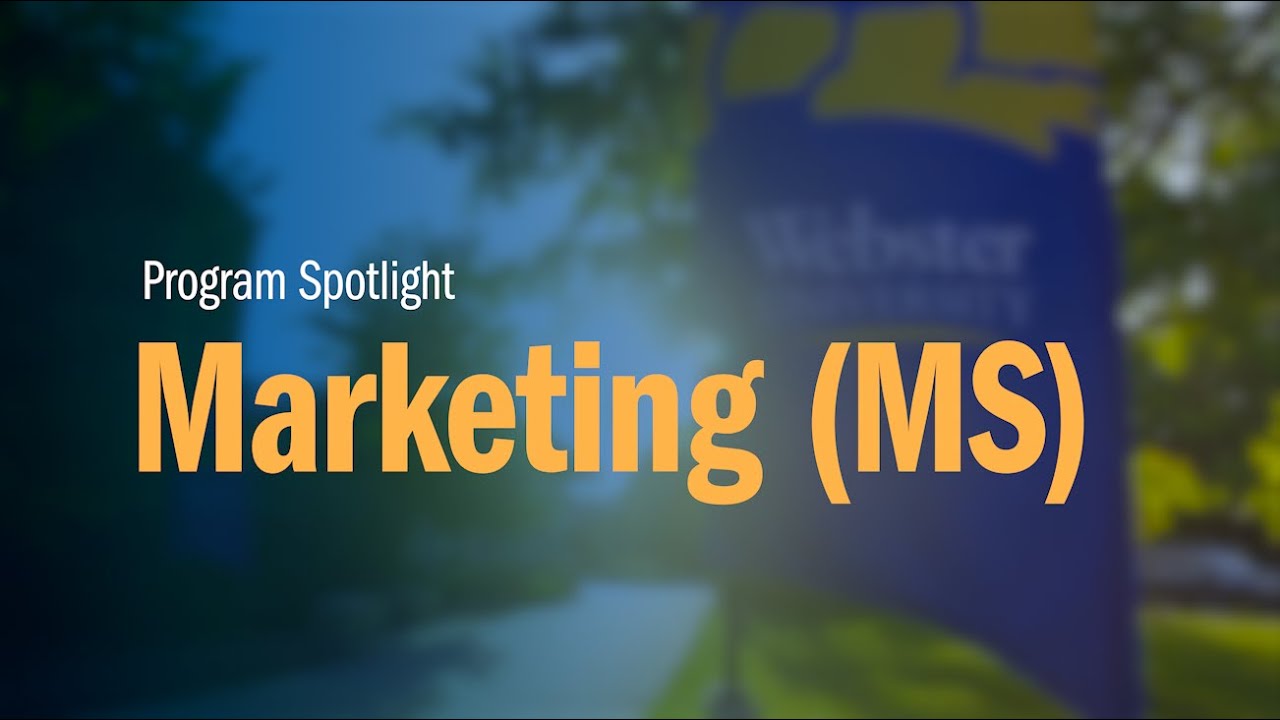 Marketing (MS) | Webster University