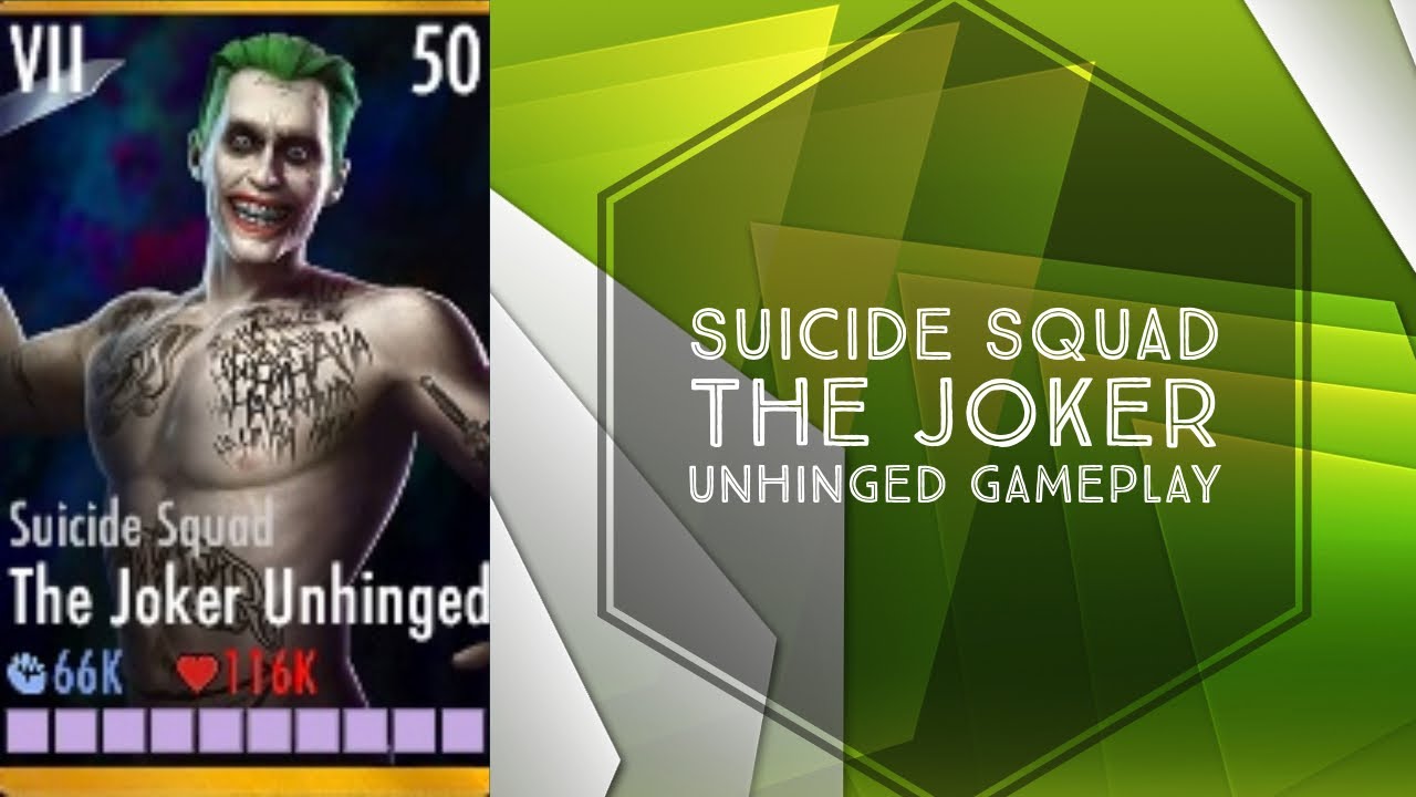 Injustice Gods Among Us-Suicide Squad The Joker Unhinged Gameplay Elite VII