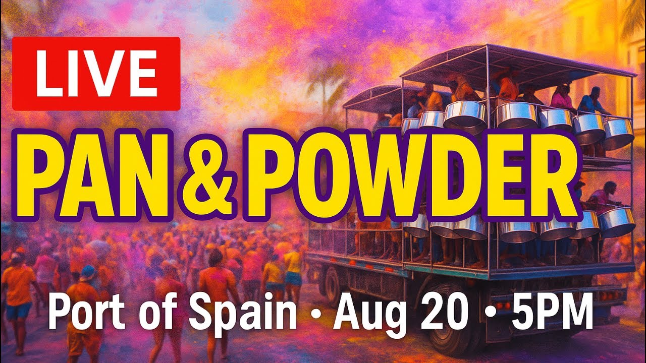 LIVE: Pan and Powder in Port of Spain | Trinidad & Tobago Pan Month 2025