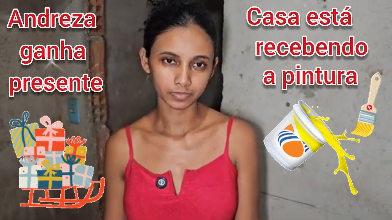 ANDREZA  GANHA MUITOS PRESENTES E MAIS PASTOR ESTÁ FAZENDO A PINTURA DA CASA@Elizeu Silva TV