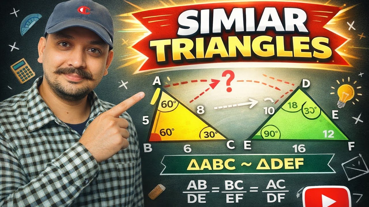 38- SIMILAR TRIANGLE।। Class 10।।math ।। Jai sir