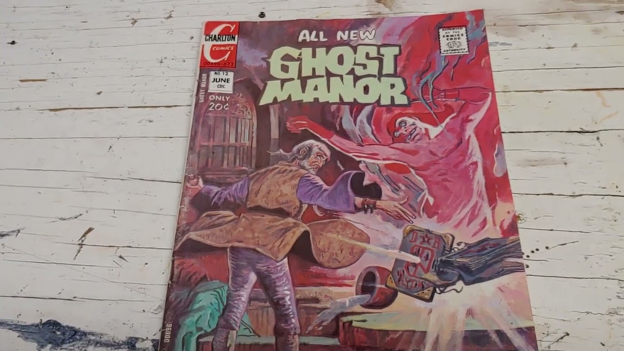 EP 228 Ghost Manor #12 1974 Charlton Comics by Joe Gill and Pat Boyette.