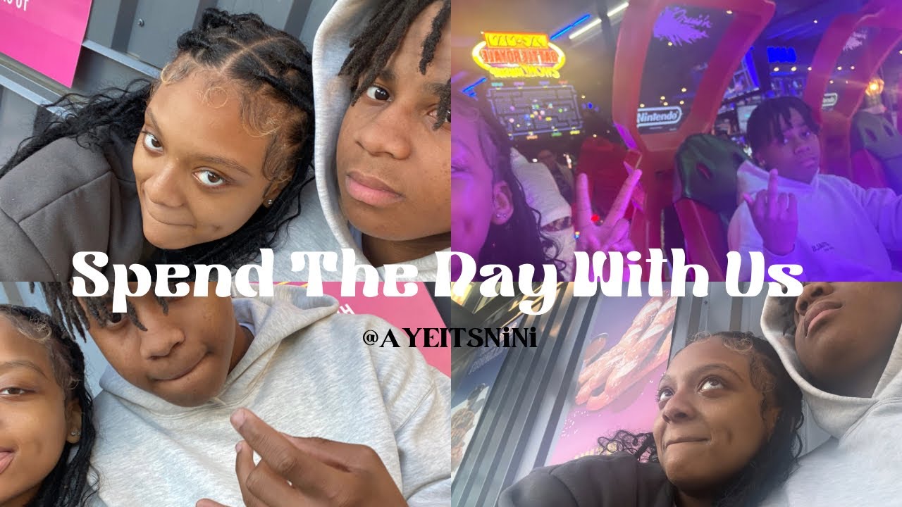 Spend The Day With Me And My boyfriend ( Grwm, arcade) ||​⁠@AYEitsNiNi