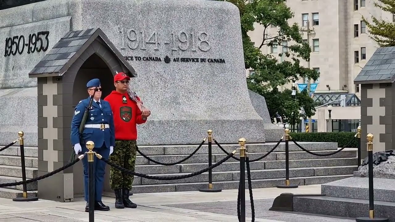 Changing of the Guard at Ottawa Tomb of the Unknown Soldier