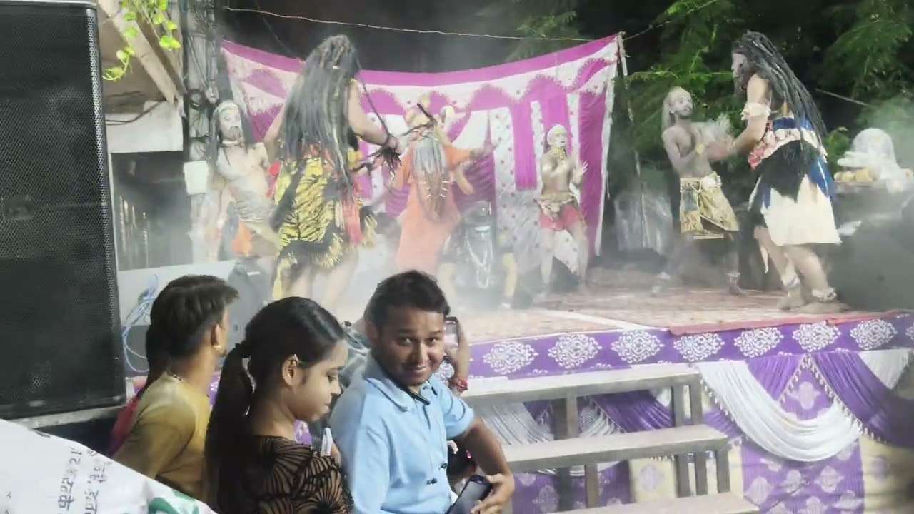 Ganesh ji jagran third jhanki NEERAJ KK AGHORI ART GROUP 