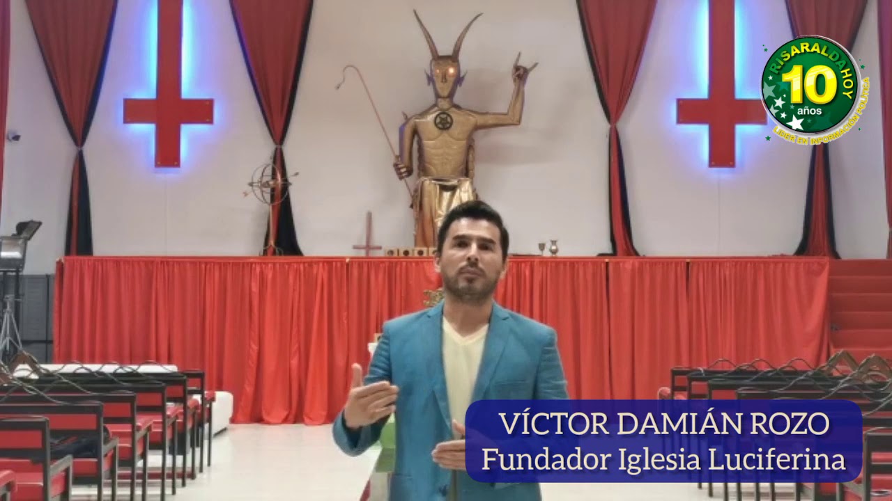Victor Damián Rozo, fundador de la Iglesia Luciferina niega promoción de desmanes este 31 de octubre