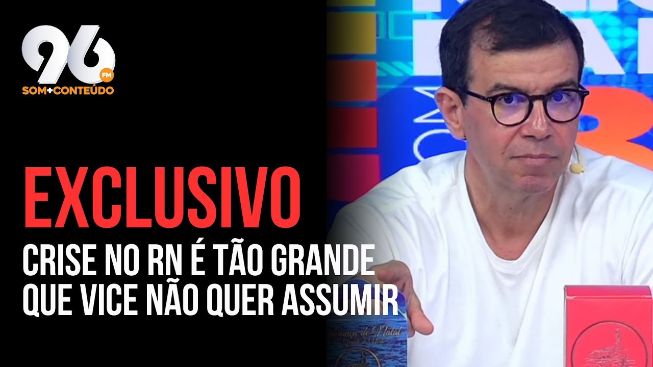 CONFIRMADO: CRISE É TÃO GRANDE QUE VICE NÃO QUER ASSUMIR GOVERNO DO ESTADO