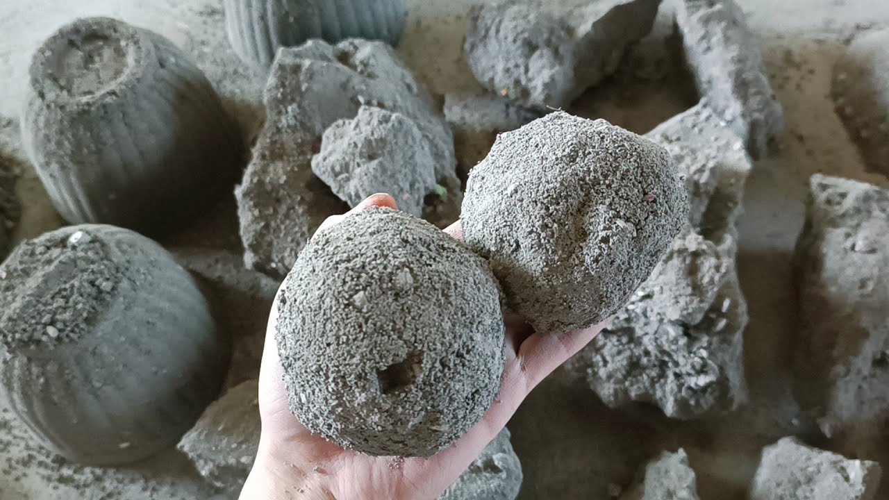 ✔️ New 🎥 Pure Cement Chunks Soft Melting Dusty😷 Crispy🤤 Dry Floor Crumbling😴 Relaxing💆