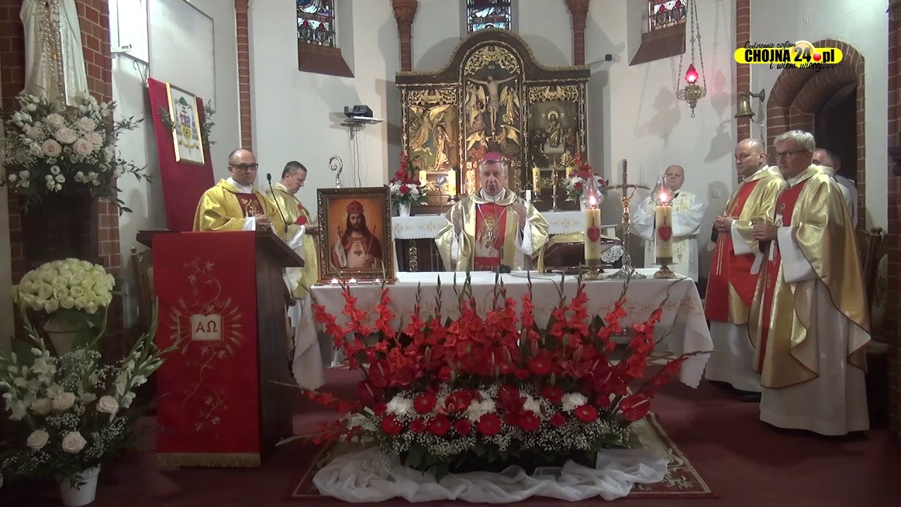 Intronizacja Najświętszego Serca Pana Jezusa w Chojnie [chojna24.pl]