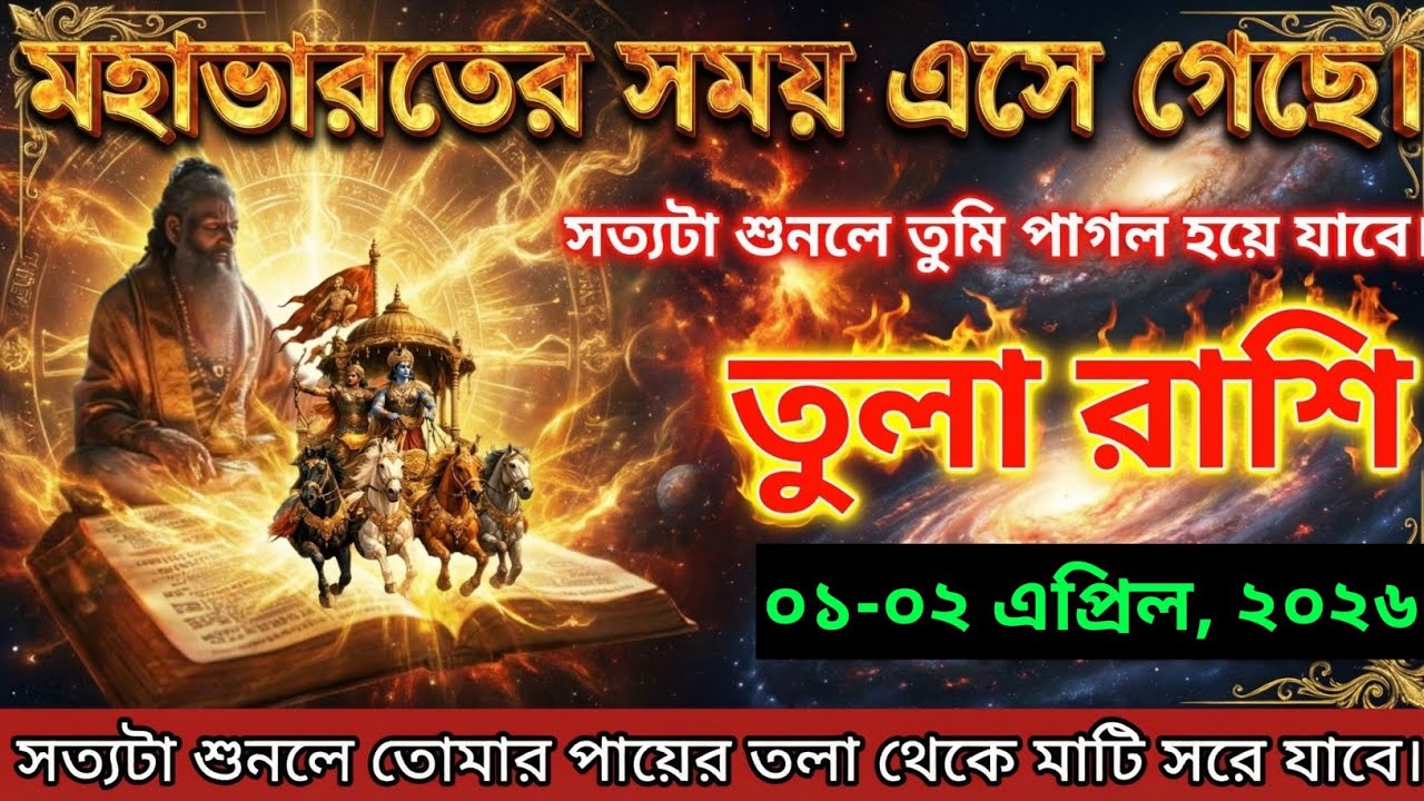 তুলা রাশি,১৩ মার্চ, ২০২৬ মহাভারতের সময় এসে গেছে সত্যটা শুনলে তুমি পাগল হয়ে যাবে। 